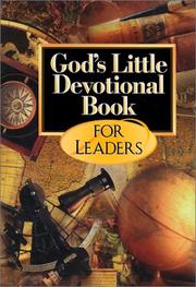 Cover of: God's Little Devotional Book for Leaders by Honor Books