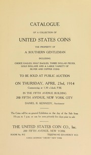 Cover of: Catalogue of a collection of United States coins