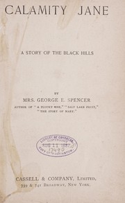 Cover of: Calamity Jane by Spencer, George E. Mrs