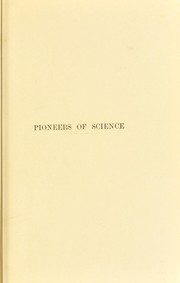 Cover of: Pioneers of science