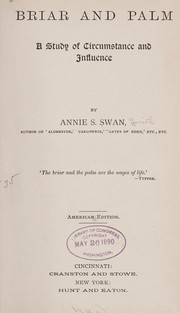 Cover of: Briar and palm | Annie S. Swan