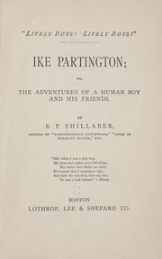 Cover of: Ike Partington by B. P. Shillaber