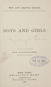 Cover of: Boys and girls ...