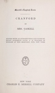 Cover of: Cranford by Elizabeth Cleghorn Gaskell