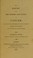 Cover of: An inquiry into the nature and action of cancer : with a view to the establishment of a regular mode of curing that disease by natural separation