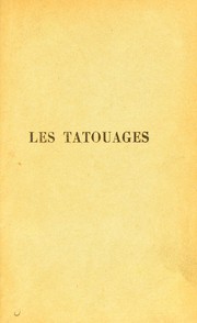 Cover of: Les tatouages