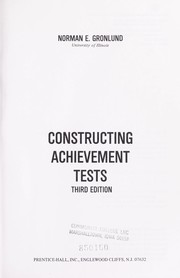 Cover of: Constructing achievement tests