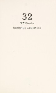 32 ways to be a champion in business by Earvin Johnson