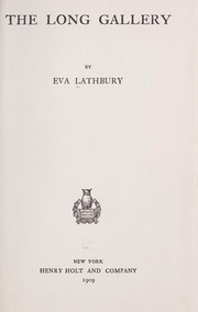 Cover of: The long gallery