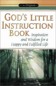 Cover of: God's Little Instruction Book by Honor Books