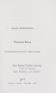 Cover of: Adam Haberberg by Yasmina Reza
