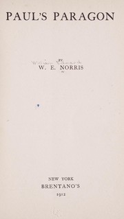 Cover of: Paul's paragon by William Edward Norris