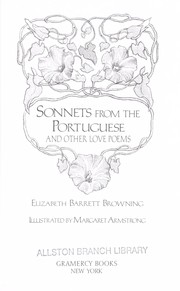 Cover of: Sonnets from the Portuguese and other love poems