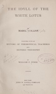 Cover of: The idyll of the white lotus by Mabel Collins