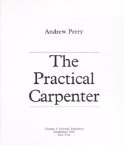 Cover of: The practical carpenter