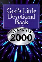 Cover of: God's Little Devotion Book for the Class of 2000 by Honor Books