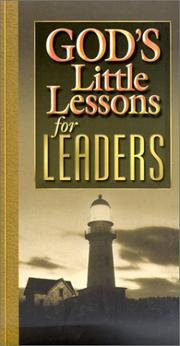 Cover of: God's Little Lessons for Leaders (God's Little Lessons on Life)