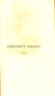 Cover of: A father's legacy to his daughters by John Gregory