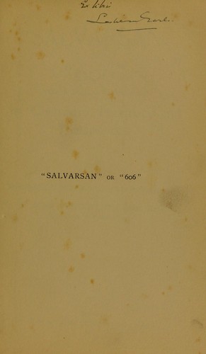 "Salvarsan" Or "606" (dioxy-diamino-arsenobenzol) (1911 Edition) | Open ...