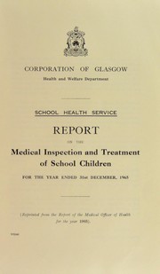 Cover of: [Report 1965] by Glasgow (Scotland)