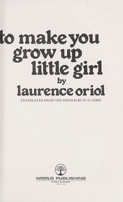 Cover of: A murder to make you grow up little girl