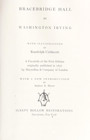 Cover of: Bracebridge Hall by Washington Irving