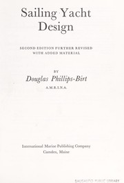 Cover of: Sailing yacht design