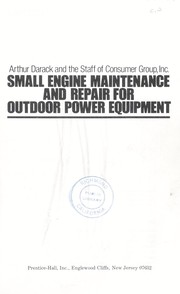 Cover of: Small engine maintenance and repair for outdoor power equipment