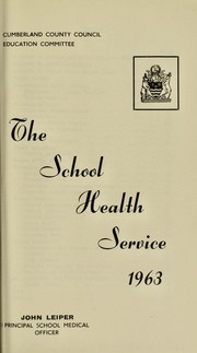 Cover of: [Report 1963] by Cumberland (England). County Council, Cumberland (England). County Council