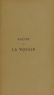 Cover of: Racine et La Voisin