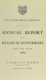 [Report 1953] by Dunfermline (Scotland). Council