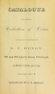 Cover of: Catalogue of a small collection of coins ...