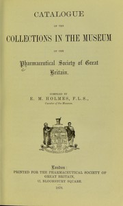 Cover of: Catalogue of the collections