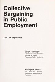 Cover of: Collective bargaining in public employment by Michael L. Brookshire