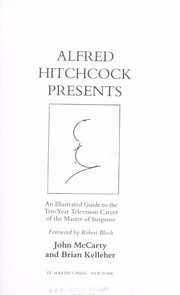 Cover of: Alfred Hitchcock presents by McCarty, John