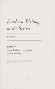 Cover of: Southern writing in the sixties