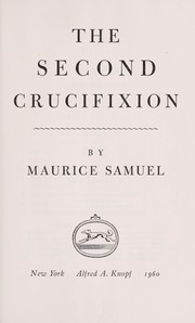 Cover of: The second crucifixion.