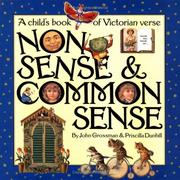Cover of: Nonsense & common sense: a child's book of Victorian verse