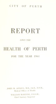 Cover of: [Report 1961] by Perth (Scotland). City Council