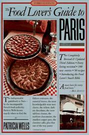Cover of: The food lover's guide to Paris