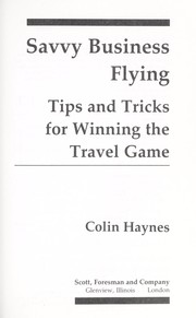 Cover of: Savvy business flying by Colin Haynes