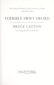 Cover of: Terrible swift sword by Bruce Catton