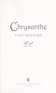 Cover of: Chrysanthe