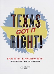 Cover of: Texas got it right!