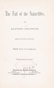 Cover of: The fall of the Staincliffes.