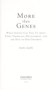 More than genes by D. P. Agin