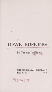 Cover of: Town burning.