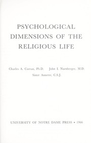 Cover of: Dimensions of authority in the religious life by Theological Institute for Local Superiors, University of Notre Dame.