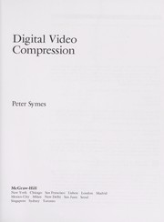 Cover of: Digital video compression by Peter Symes