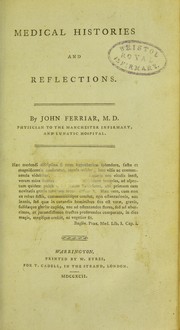 Cover of: Medical histories and reflections